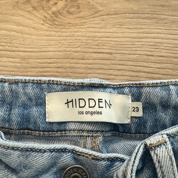 Blue Flare Wide Leg hidden jeans - Picture 4 of 6